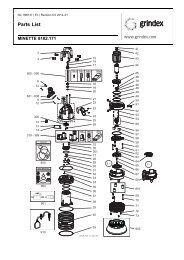 Spare parts list (50/60Hz English) - Grindex