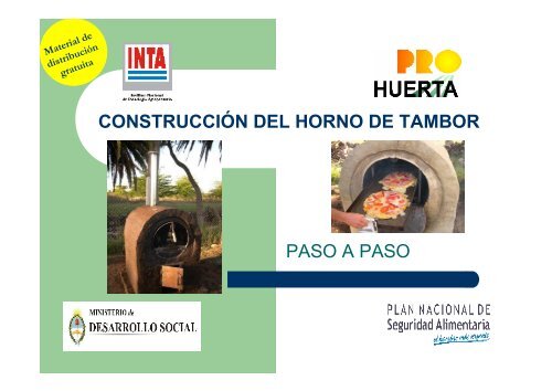 Construccion del horno de tambor