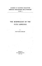 THE MORPHOLOGY OF THE- HUPA LANGUAGE - Cryptm.org