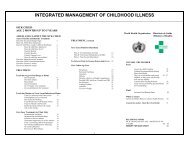 Imci Chart Booklet