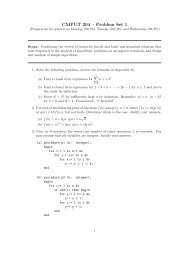 CMPUT 204 – Problem Set 1