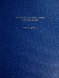 Integrating Vocal and Musical Techniques - Columbus State University