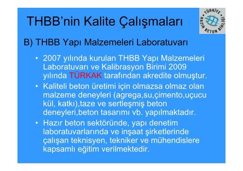 Tumer Akakin THBB Betonun Tarihcesi ve Yasanan Sorunlar