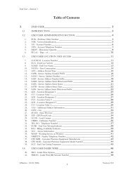 Table of Contents