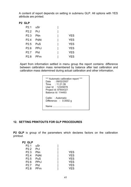 Operating Instruction - Precision Balances PS series - MRC