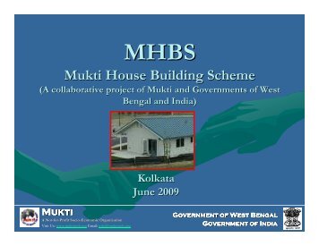 Mukti House Building Scheme - Asha for Education