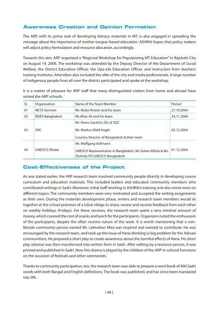 Mother Tongue-based Literacy Programmes: Case Studies of Good ...