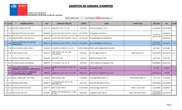 Page 1 - Servicio Nacional de Aduanas