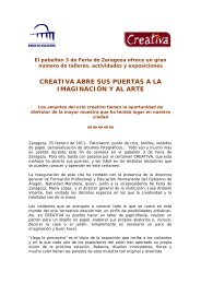 creativa abre sus puertas a la imaginaciÃ³n y al arte - Feria de ...