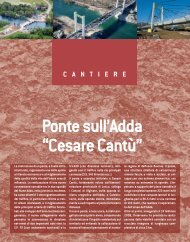 Cantiere - Ponte Cesare CantÃ¹ - Vitali Spa