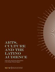 ARTS, CULTURE AND THE LATINO AUDIENCE