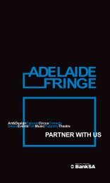 Overview Report 2011 - Adelaide Fringe