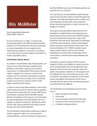 Social Responsibility Newsletter August 2009 ... - Otis McAllister Inc.