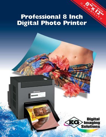 Professional 8 Inch Digital Photo Printer - Fotoclubinc.com