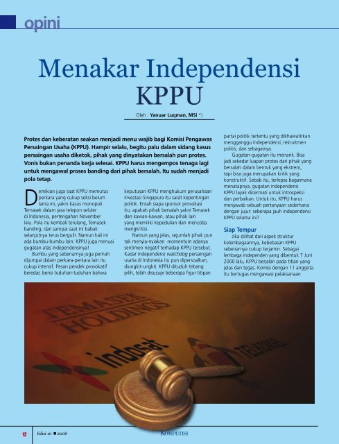 Edisi 10 Tahun 2008 - KPPU