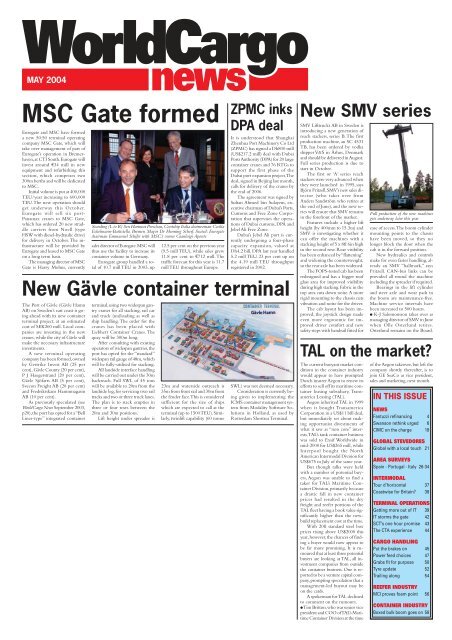 Front Cover May - WorldCargo News Online