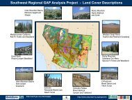 Southwest Regional GAP Analysis Project - Land Cover Descriptions