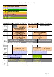 Timetable MAS Tunnelling 2012-2013 - LMR - EPFL