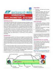 HORIZONTAL INCLINOMETER SYSTEM - Encardio Rite