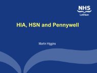 Martin Higgins, NHS Lothian / NHS Health Scotland