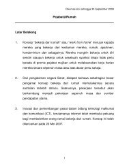 Pejabat@Rumah Latar Belakang 1. Konsep âbekerja dari rumah ...