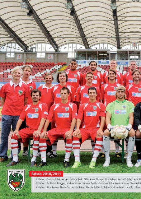 Regionalliga Süd 2010/2011 - Wormatia Worms