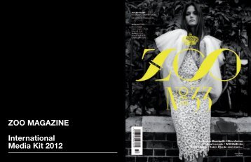ZOO MAGAZINE International Media Kit 2012 - wolfram werbung