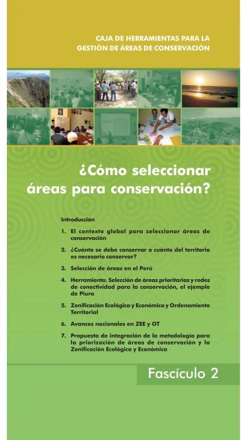 Fascículo 2: ¿Cómo seleccionar áreas para conservación? - PDRS