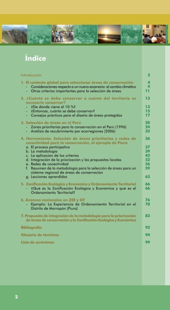 Fascículo 2: ¿Cómo seleccionar áreas para conservación? - PDRS