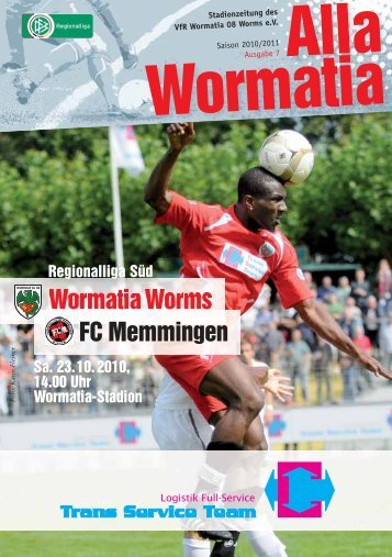 23.10.2010 FC Memmingen - Wormatia Worms