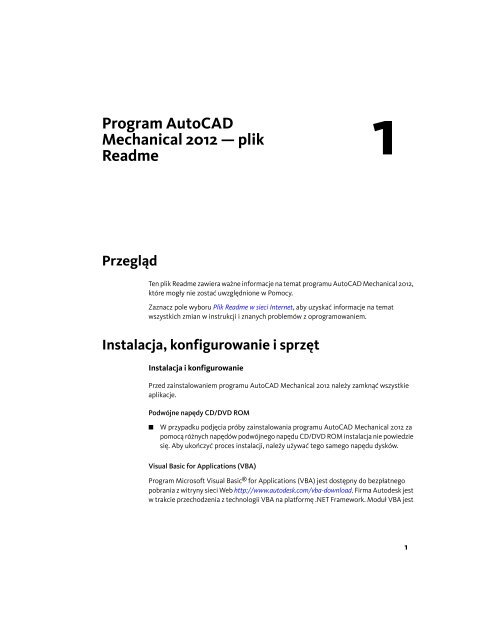 AutoCAD Mechanical 2012 Plik Readme - Exchange - Autodesk