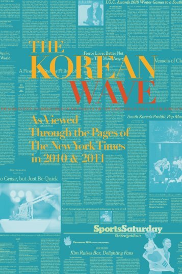 The Korean Wave 2010-2011 - Korean Cultural Service