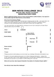 Ben Nevis Challenge Registration Form 09 05 12 FINAL - QEF