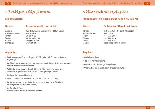 1. Niedrigschwellige Angebote - Wiesbaden-barrierefrei.de