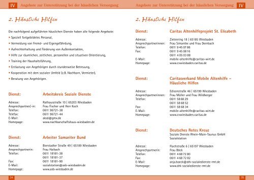 1. Niedrigschwellige Angebote - Wiesbaden-barrierefrei.de