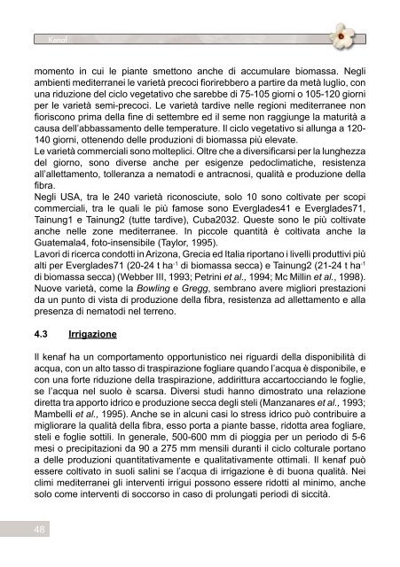 Manuale di coltivazione e prima lavorazione del lino ... - LaMMA-Test