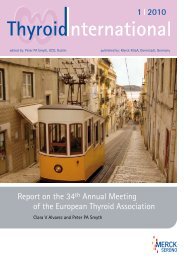 Download Thyroid International 1/2010 (pdf) - Thyrolink