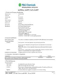 SEFOSE-2275 MSDS US English - P&G Chemicals