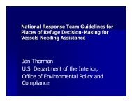 Jan Thorman U.S. Department of the Interior, Office of Environmental ...
