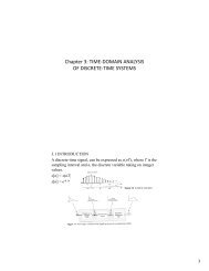 Time-domain analysis of discrete-time systems
