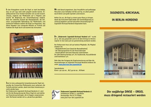 Info-Flyer - Jugendstil-Kirchsaal Nordend