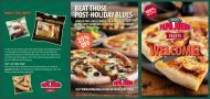hand in this leaflet when you make your first papa john's