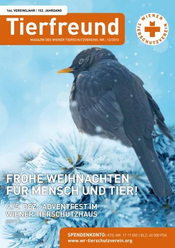 Taschenkalender 2011 - Wiener Tierschutzverein