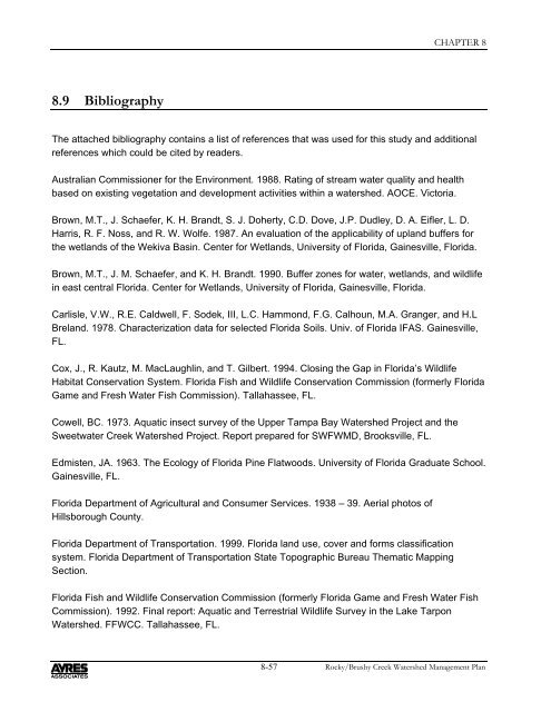 Rocky Brushy Creek Watershed Mgmt. Plan (2007) -- Part 2