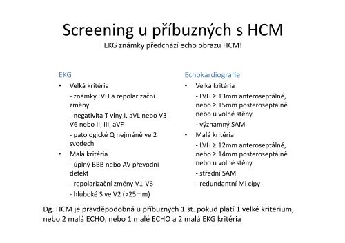 HypertrofickÃ¡ kardiomyopatie â prof. MUDr. Josef Veselka, CSc ...