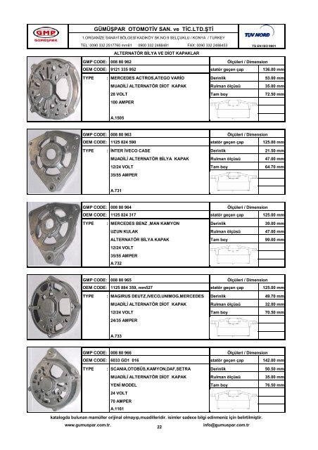 ALTERNATOR DIODE-BEARING COVERS.pdf - gÃ¼mÃ¼Åpar