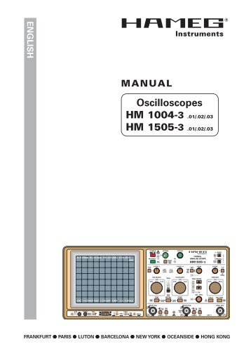 Oscilloscopes