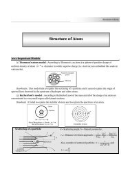 Structure of Atom - TestBag