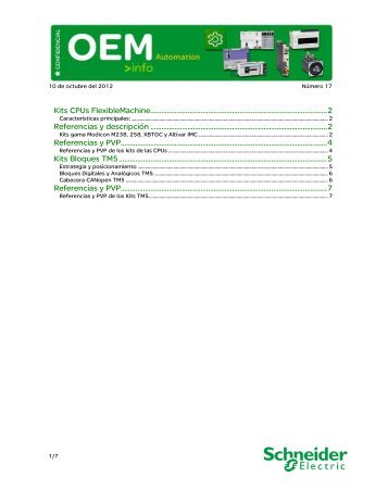 17_OEM Automation Info_Kits CPUs ... - Schneider Electric