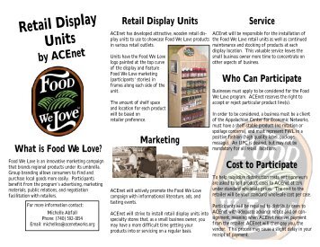 Retail Display Units - ACEnet